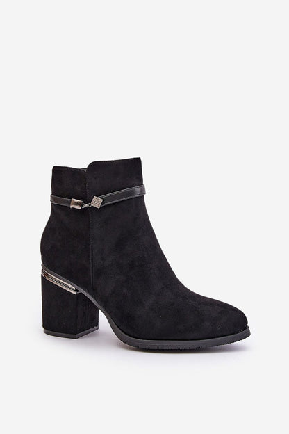 Driavelle Suede Zip-Up Heel Boots