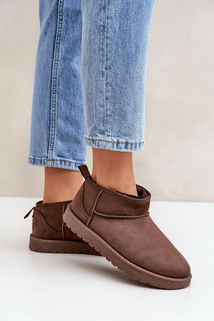 Morvenna Fur-Lined Suede Snow Boots