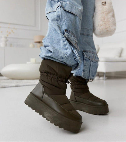 Olviera Slip-On Platform Snow Boots
