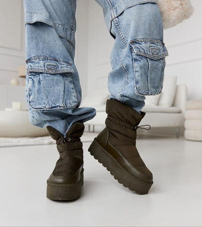 Olviera Slip-On Platform Snow Boots