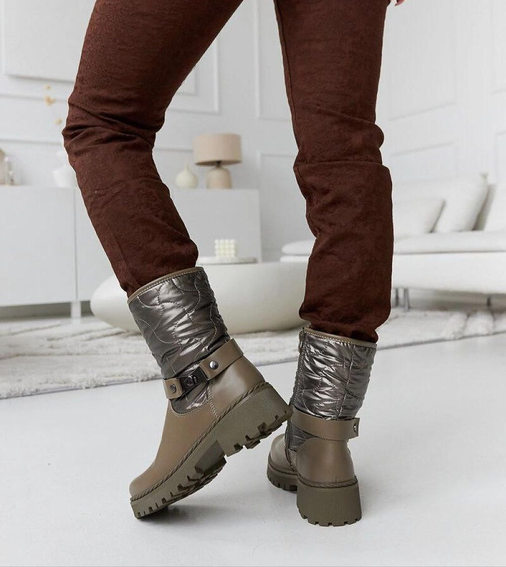 Renvara Strap Detail Ankle Boots