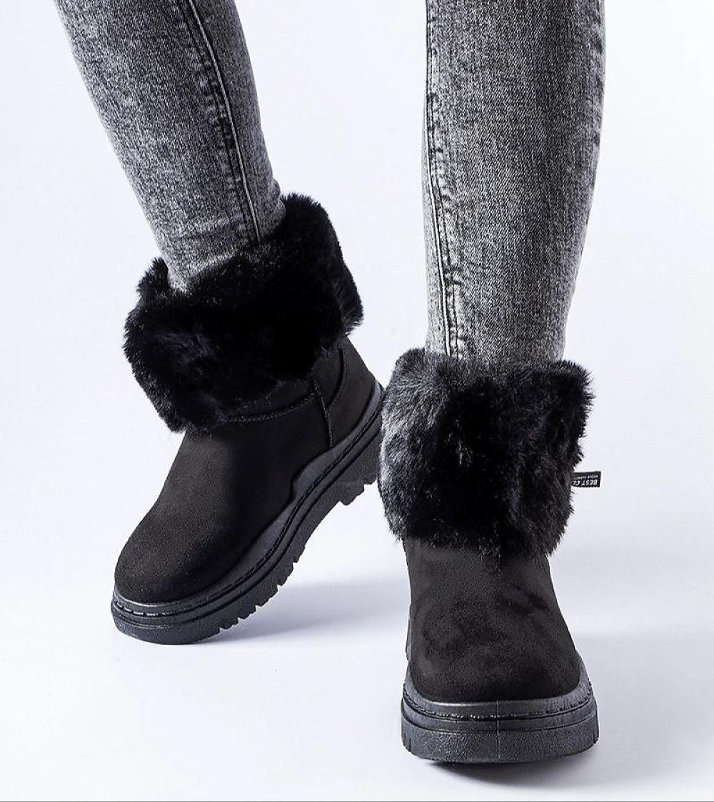 Cendara Zip-Up Winter Snow Boots