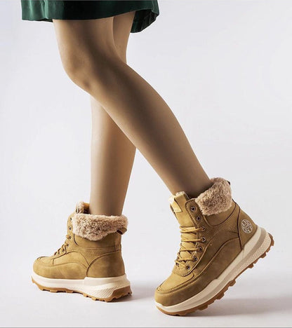 Esmyelle Insulated Winter Sneakers Vegan Leather Everyday