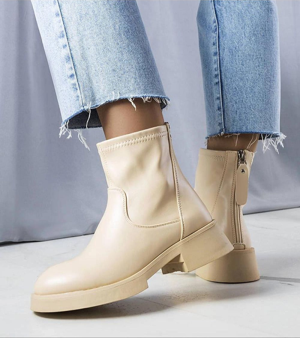 Lirvane zip-back ankle boots