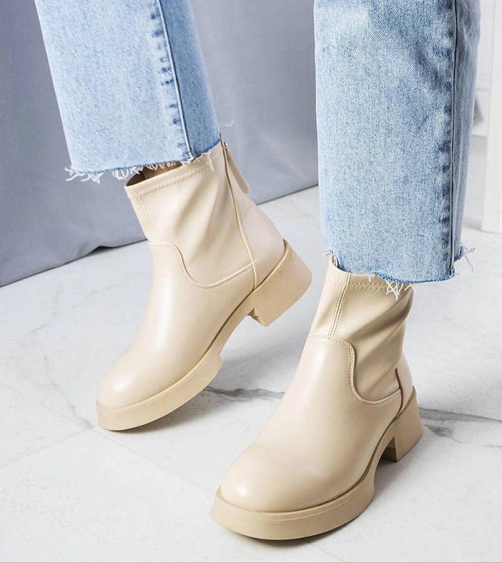 Lirvane zip-back ankle boots