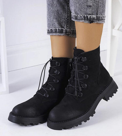 Virelda eco-suede ankle boots