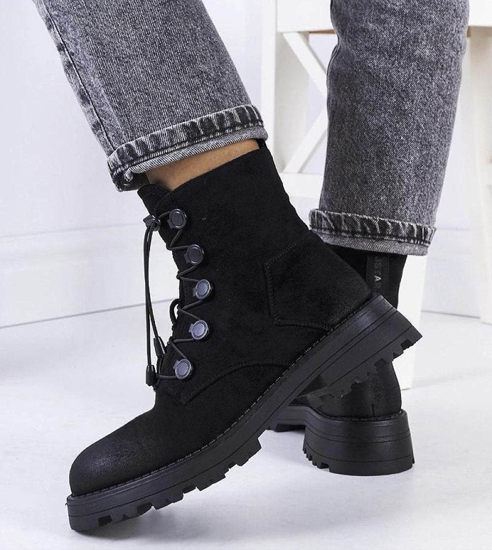 Virelda eco-suede ankle boots