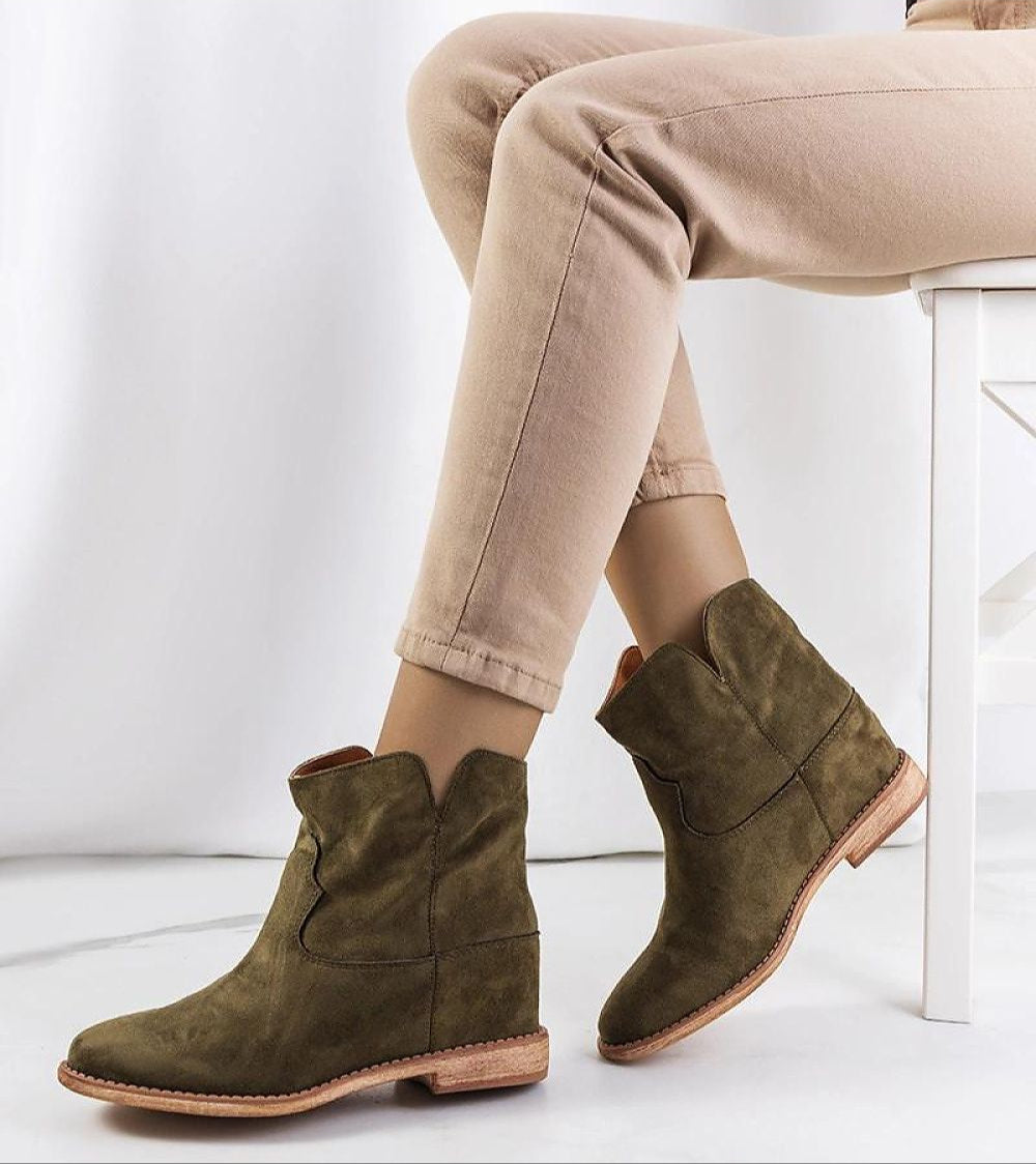 Evelari wedge ankle boots