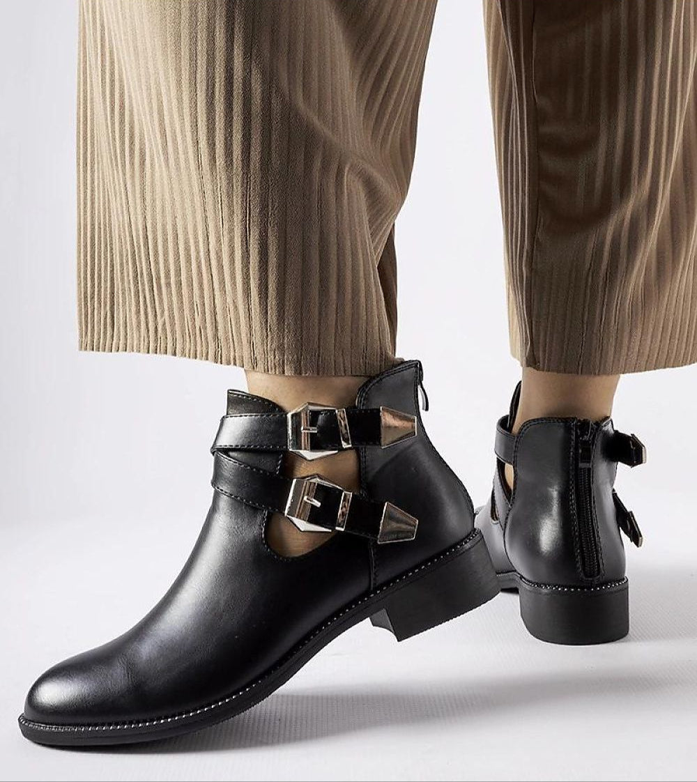 Dravelle cut-out ankle boots