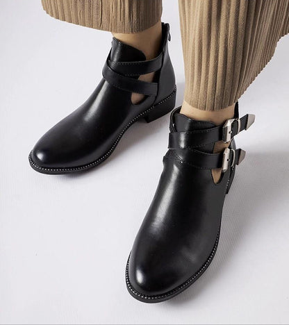 Dravelle cut-out ankle boots
