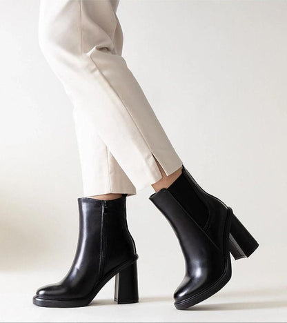 Selvina stiletto zip-up boots