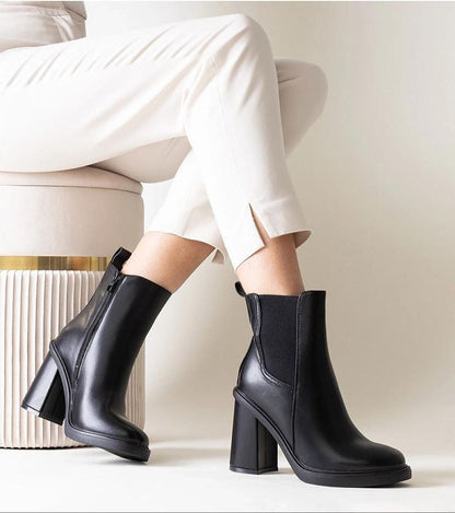 Selvina stiletto zip-up boots
