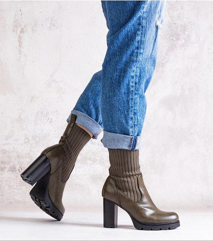 Nuvarelle Stiletto Ankle Boots