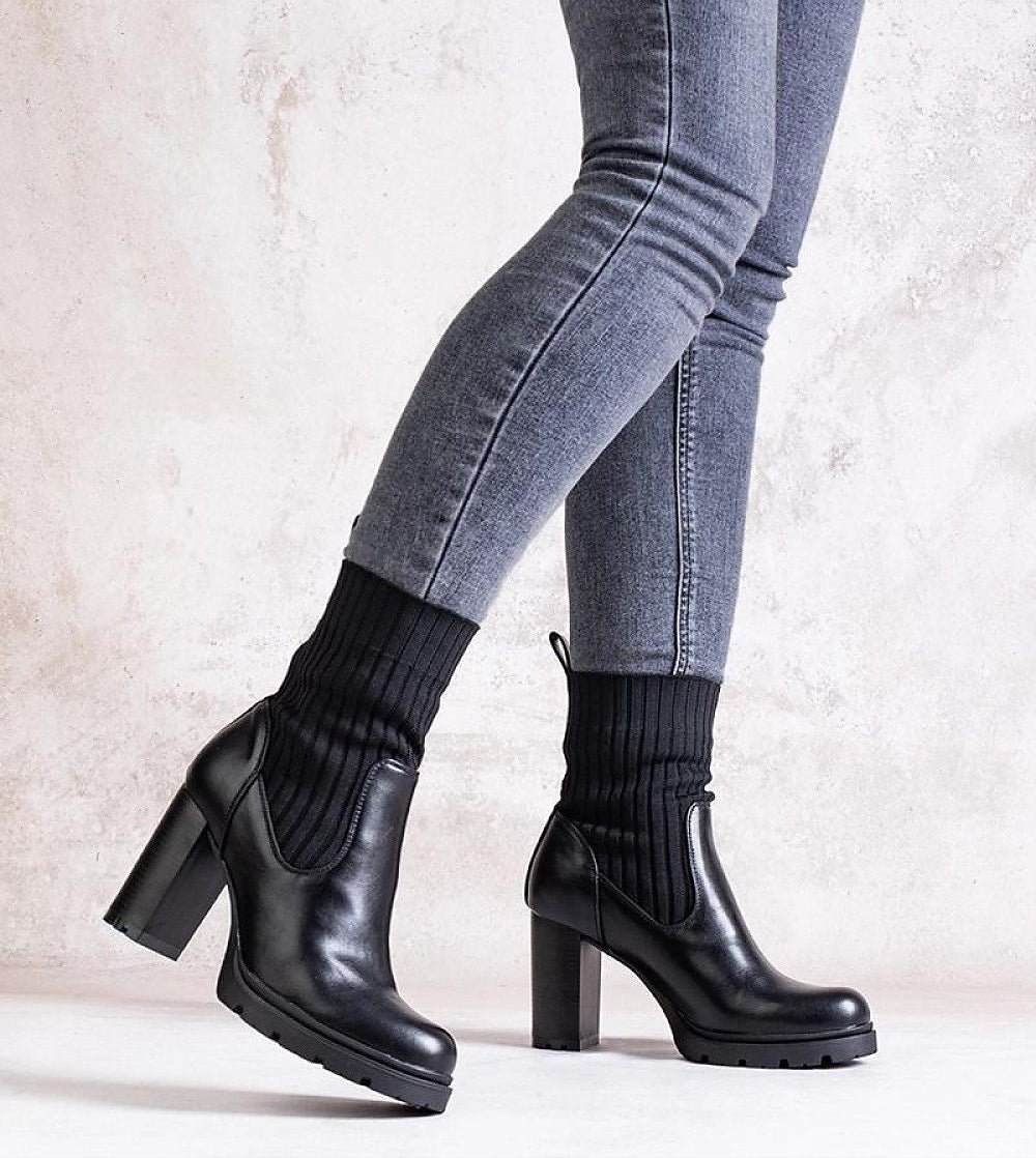 Nuvarelle Stiletto Ankle Boots