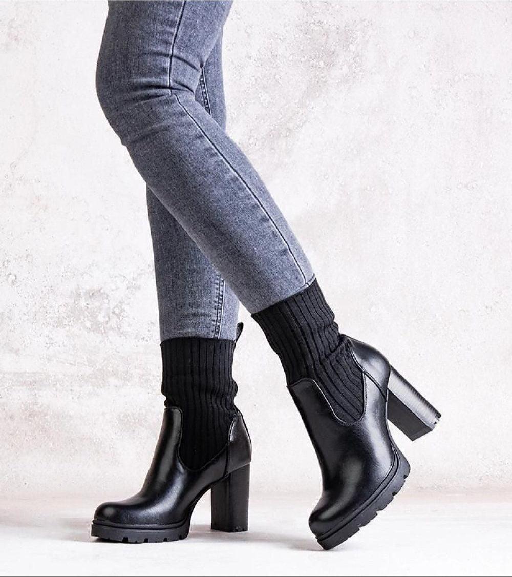 Nuvarelle Stiletto Ankle Boots