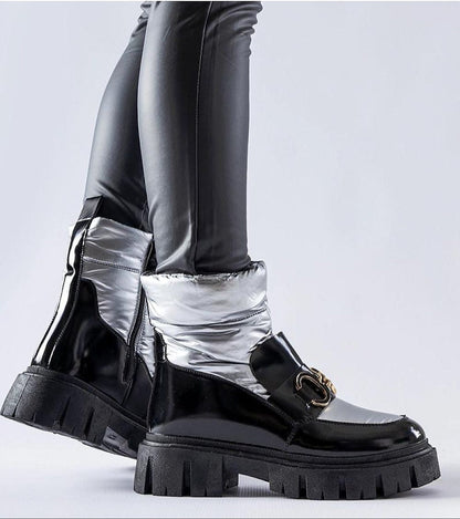 Nevelle Insulated Lacquered Snow Boots