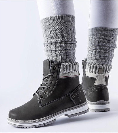 Veltrana Trappers Vegan Leather Waterproof Insulated Boots