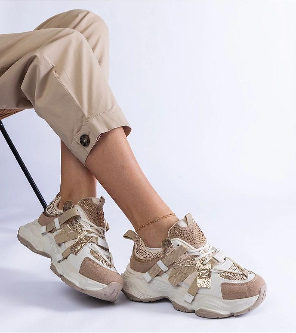 Avessia Elevated Suede Accent Sneakers