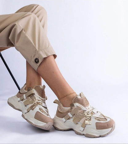 Avessia Elevated Suede Accent Sneakers