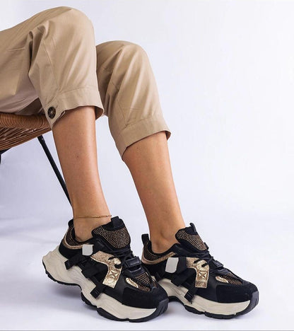 Avessia Elevated Suede Accent Sneakers