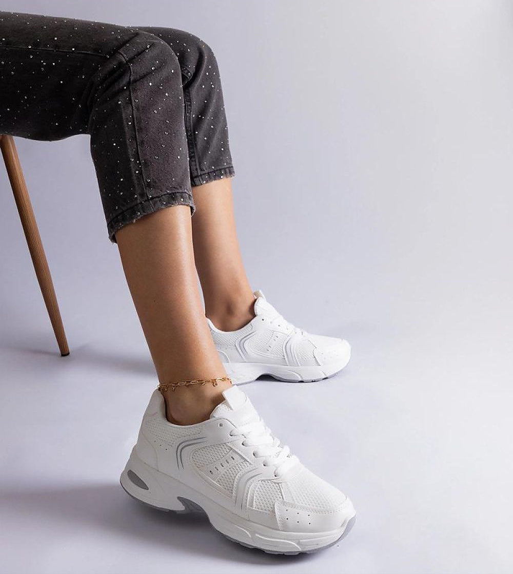Melvyna White Motion Sneakers