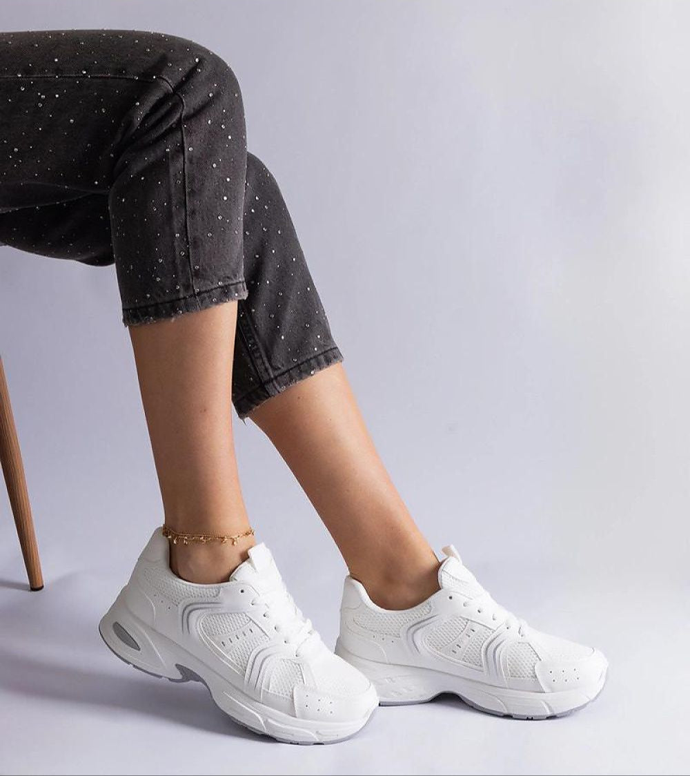 Melvyna White Motion Sneakers