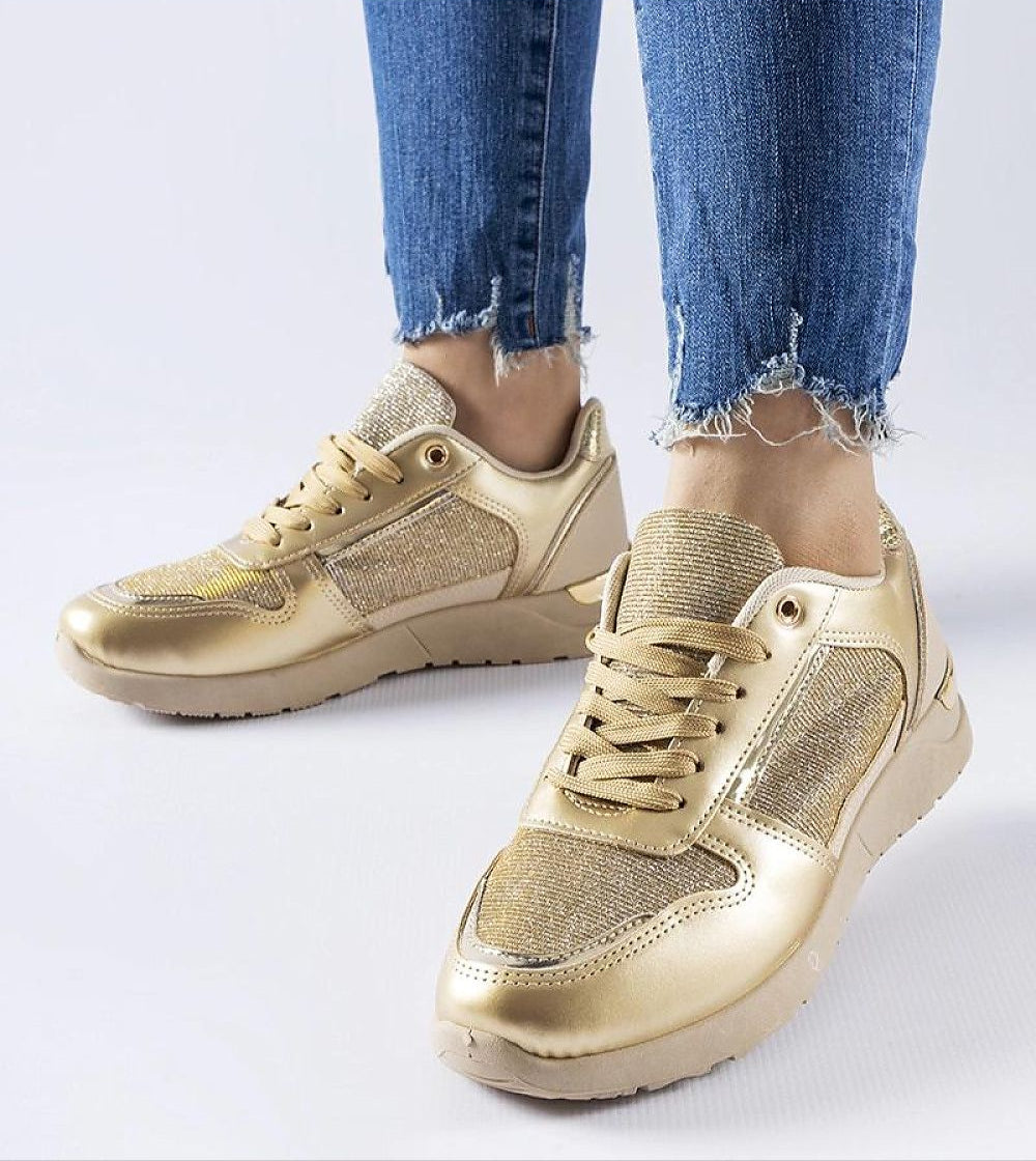 Facondo White Lace-Up Sneakers for Women