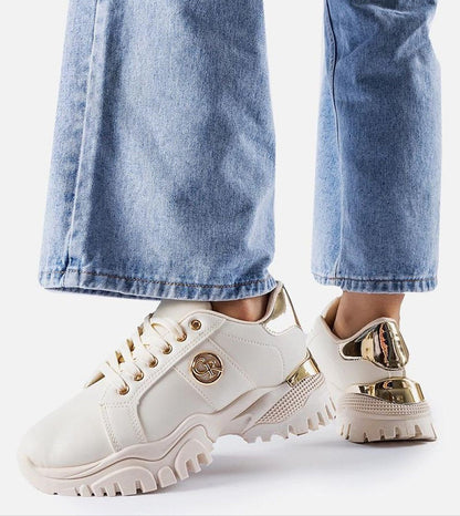 Arpaia Chunky Brown Sneakers for Women