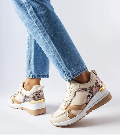 Nerelda Lace-Up Wedge Sneakers