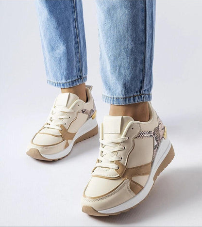 Nerelda Lace-Up Wedge Sneakers