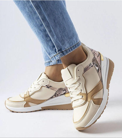 Nerelda Lace-Up Wedge Sneakers