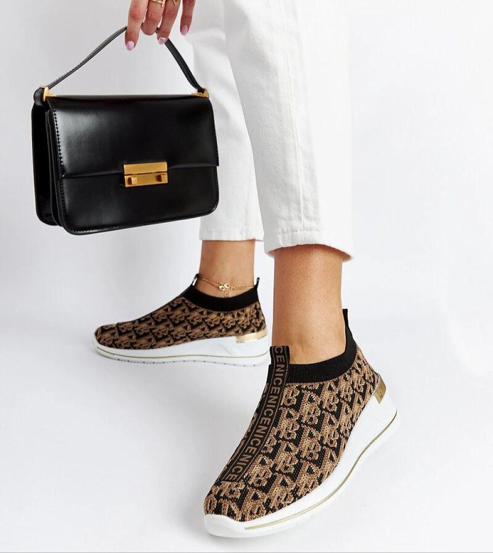 Marronza Slip-On Wedge Sneakers