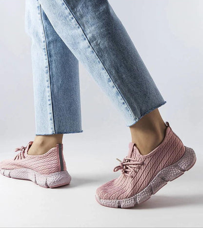 Elmera Pink Lightweight Sport Sneakers