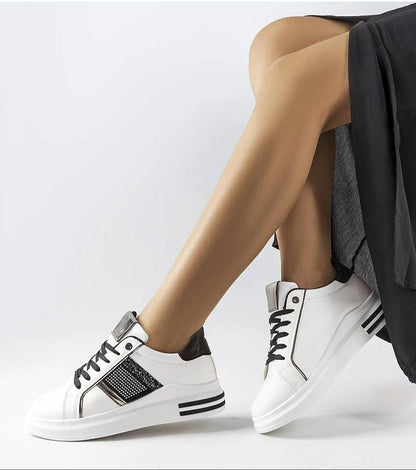 Meralla Rhinestone Platform Sneakers
