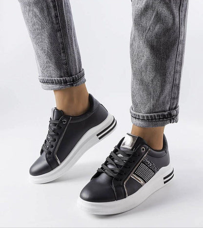 Meralla Rhinestone Platform Sneakers