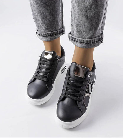 Meralla Rhinestone Platform Sneakers