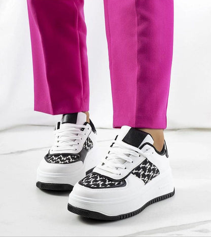 Myrelith Lifted Sole Lace Sneakers