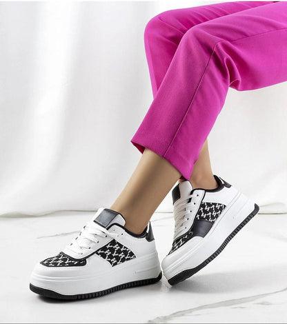 Myrelith Lifted Sole Lace Sneakers