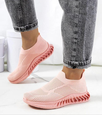 Zavella Slip On Breathable Sport Knit Lightweight Sneakers