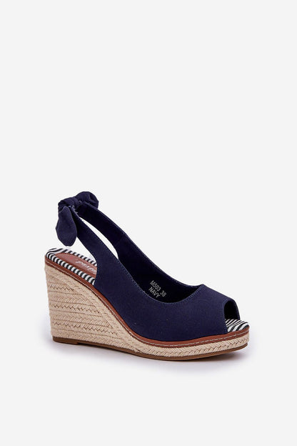 Elavira Wedge Sandals with Braided Finish