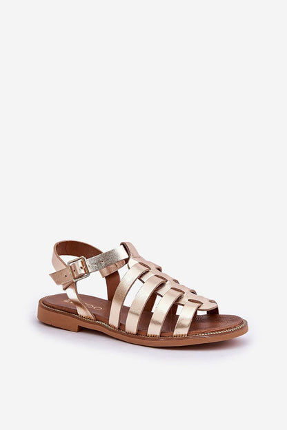 Celira Flat Leather Sandals