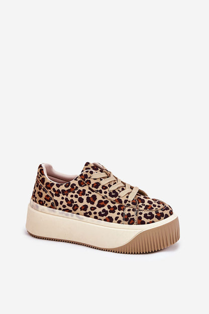 Elessira Platform Street Sneakers Eco Suede Upper