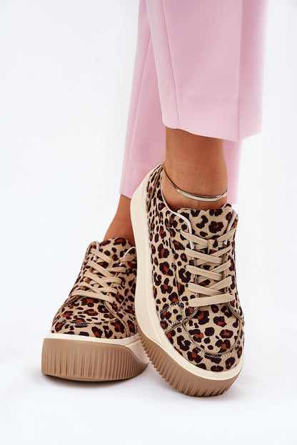 Elessira Platform Street Sneakers Eco Suede Upper
