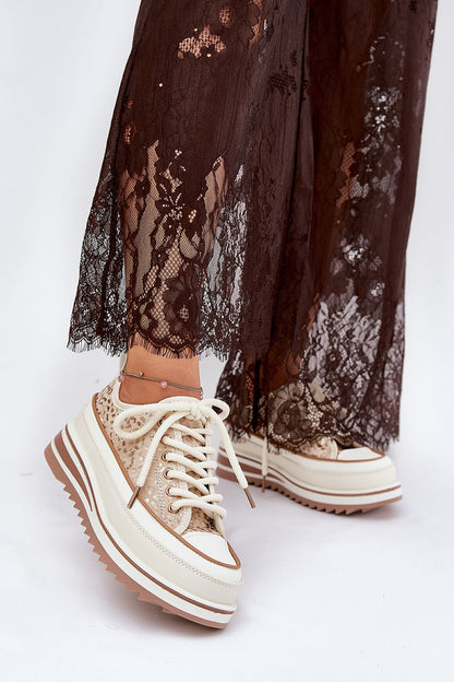 Emlira Thick-Lace Platform Sneakers