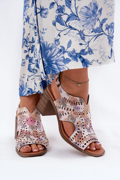 Caldeira Square-Toe Satin Sandals