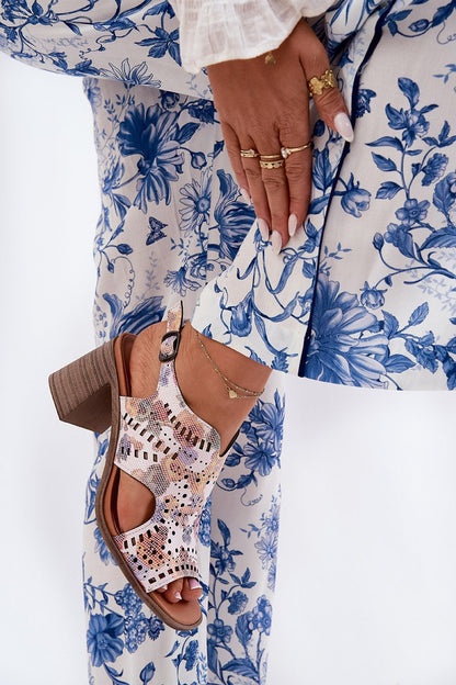 Caldeira Square-Toe Satin Sandals