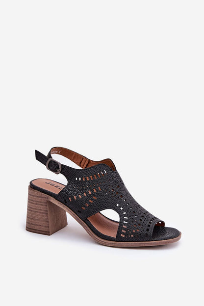 Caldeira Square-Toe Satin Sandals