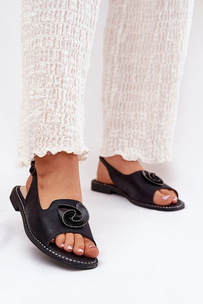 Shiraelle Shimmer Strap Sandals