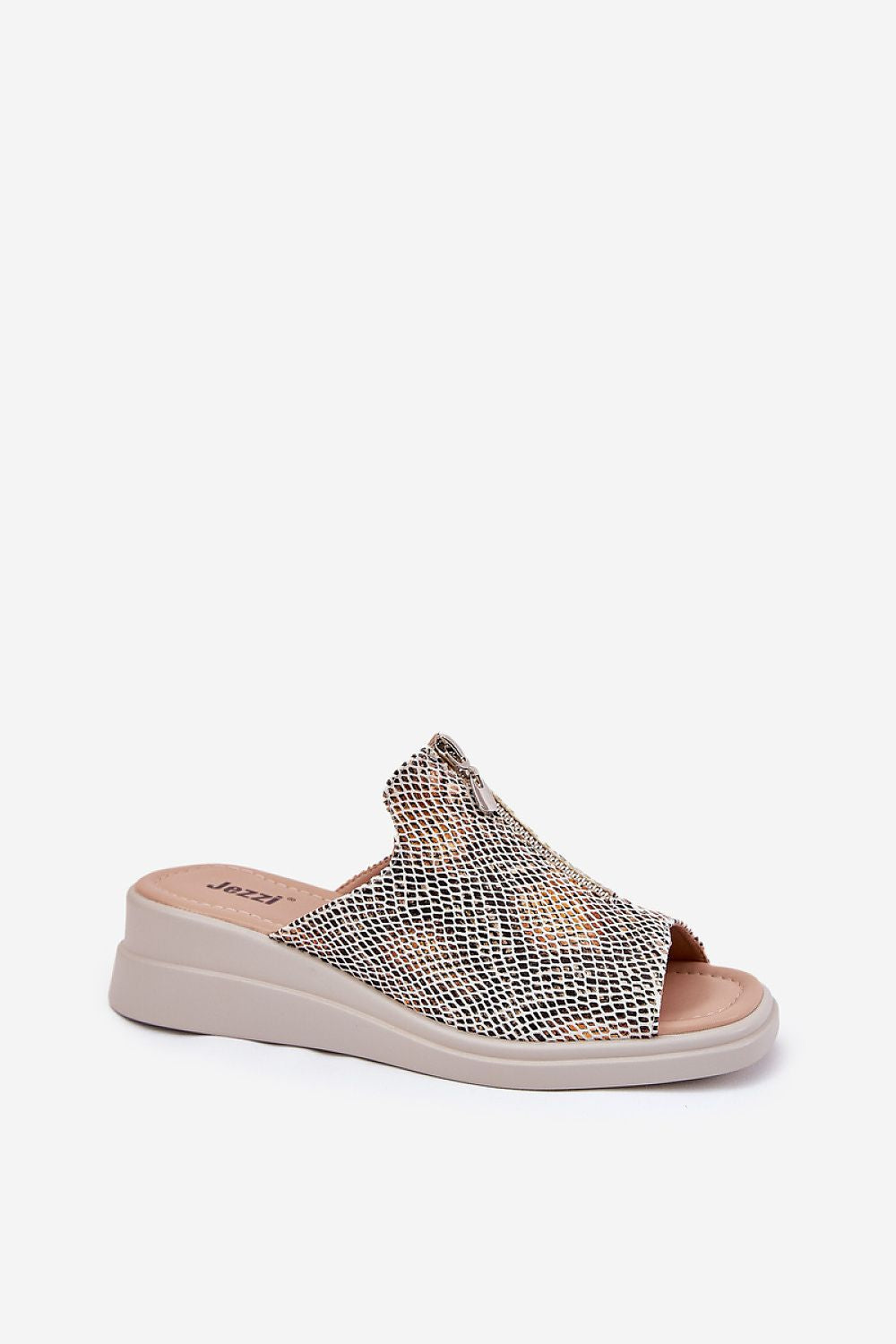 Arvenelle Buckle Accent Wedge Sandals