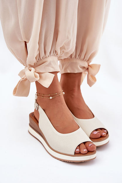 Alvarenne Classic Buckled Wedge Sandals